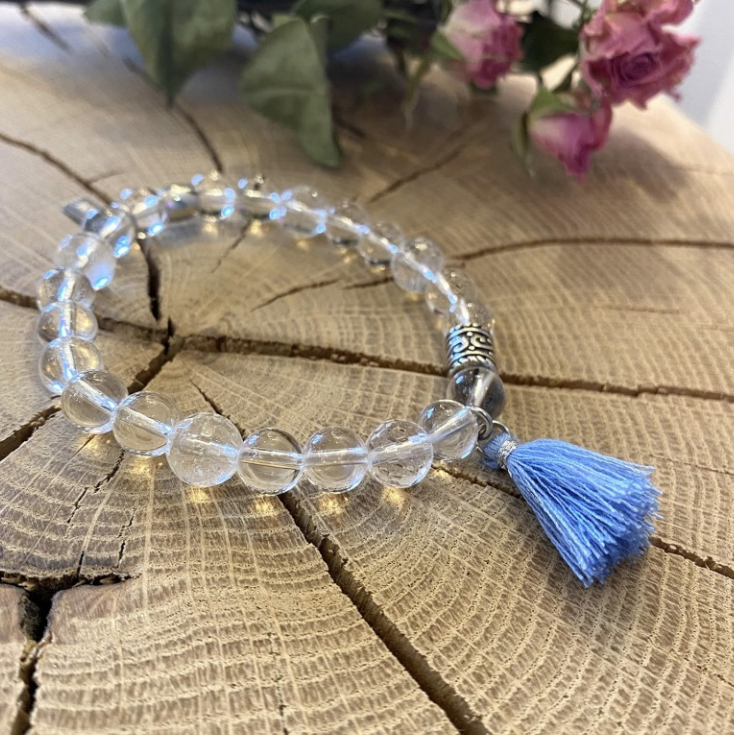 Bracelet méditation vertus bienfaits cristal de roche